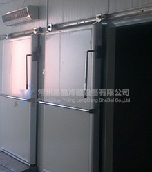 Light rail sliding door