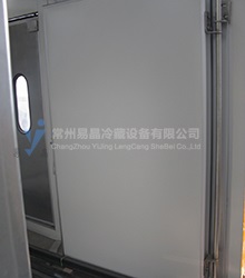 A rotating shaft door